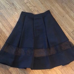 ☘️EXPRESS Pleated Skirt with Chiffon detail